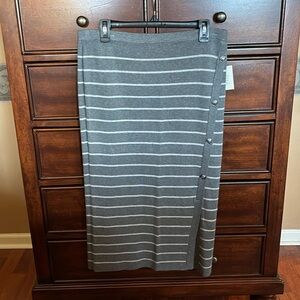 Retrology Grey Knit Skirt